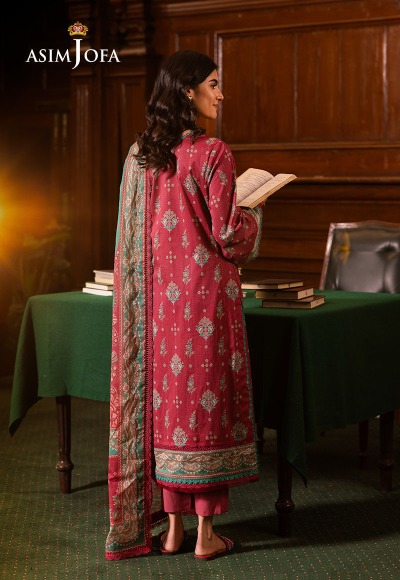 AJUBJD-38 Printed Lawn Stitched 3 Pcs