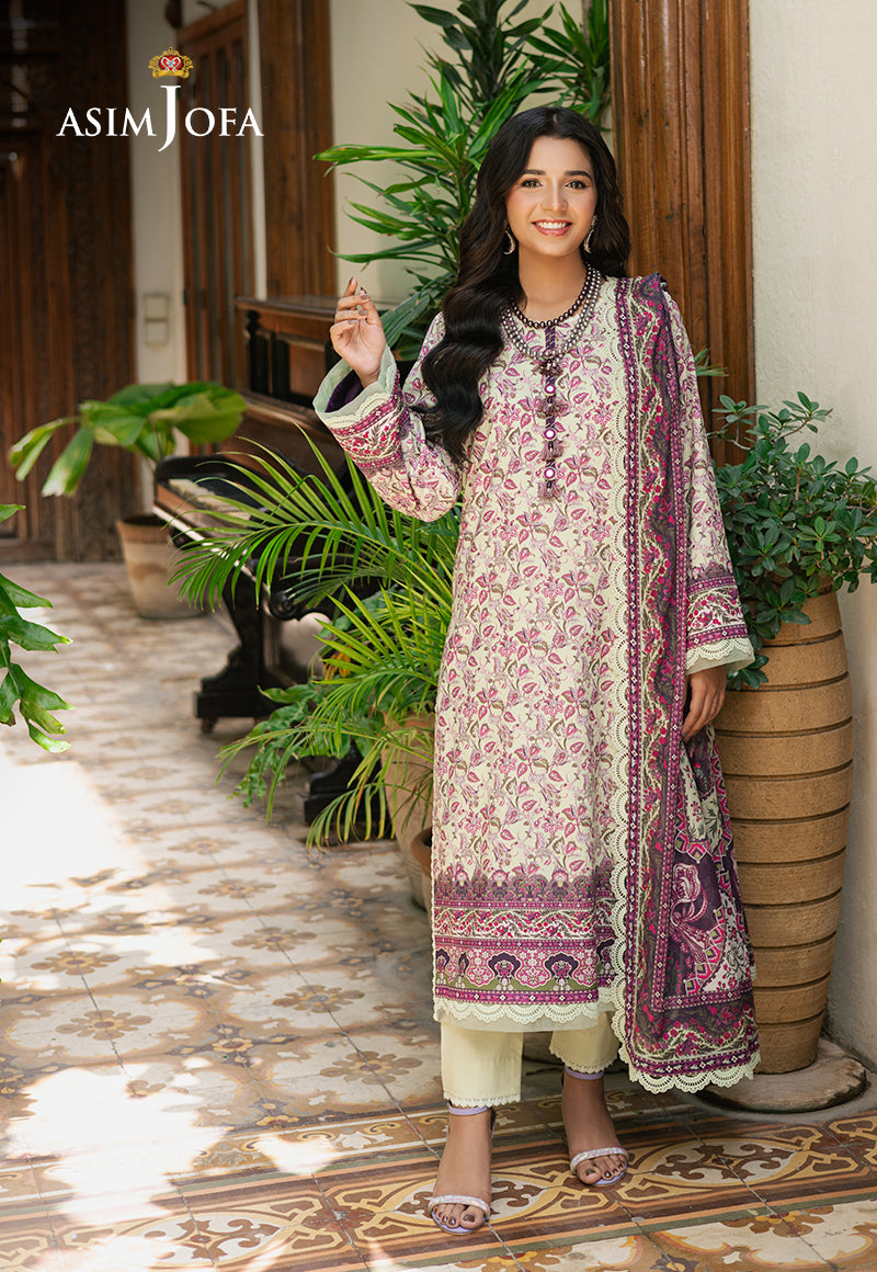 AJUUBD-27 PRINTED LAWN STITCHED 2 PCS