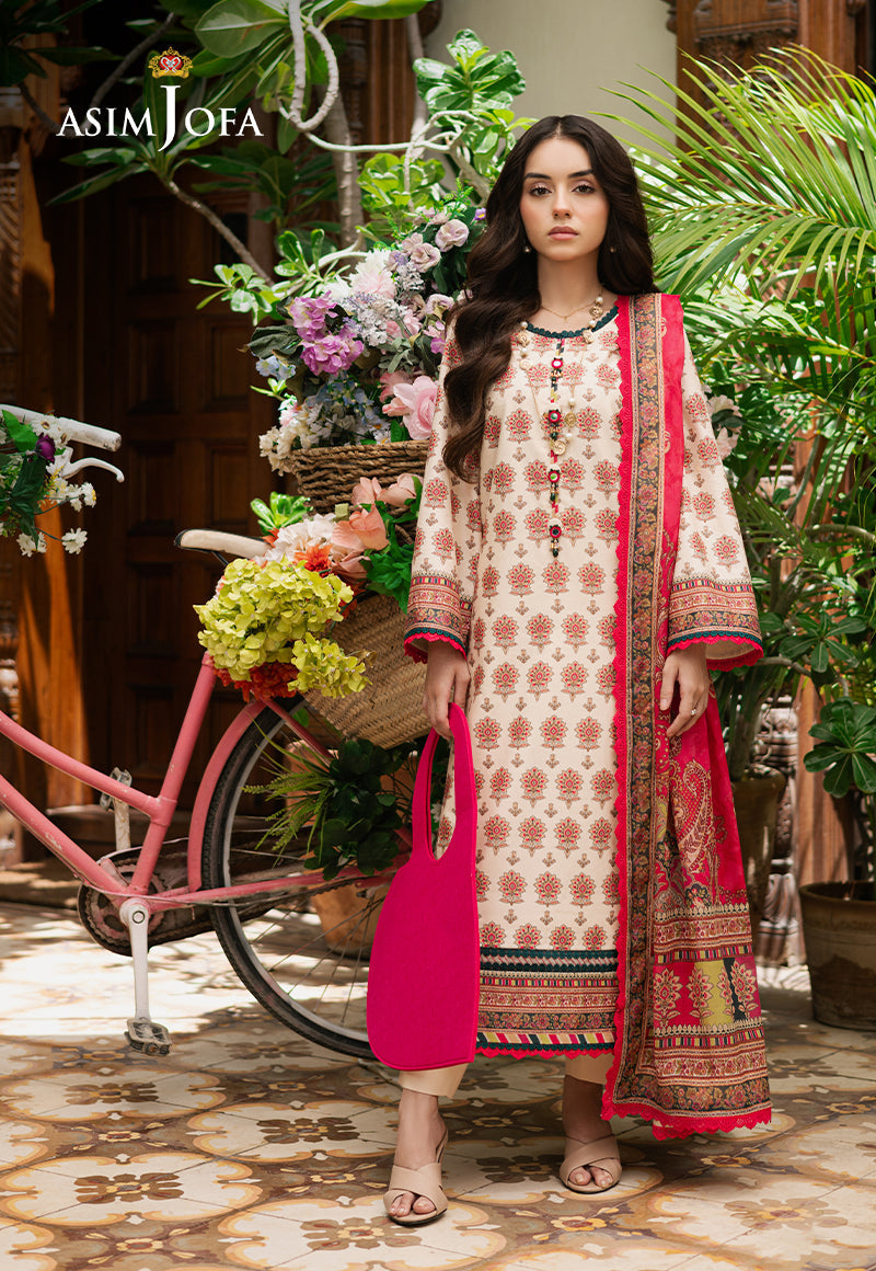 AJUUBD-39 PRINTED LAWN STITCHED 2 PCS