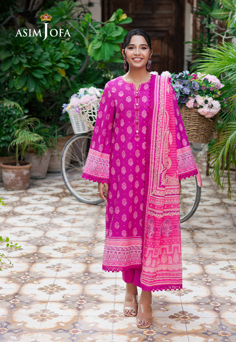 AJUUBD-33 PRINTED LAWN STITCHED 3 PCS
