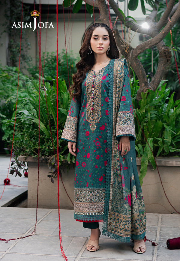 AJUUBD-38 PRINTED LAWN STITCHED 1 PC