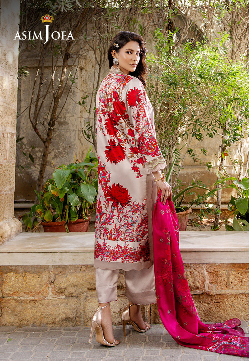 AJPB-201 PRINTED CHARMEUSE SILK STITCHED 3PCS