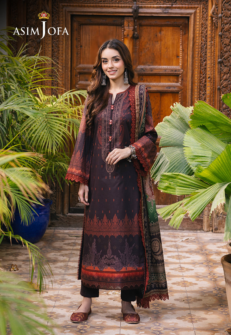 AJGBD-6 PRINTED STITCHED 3 PCS – Asim Jofa