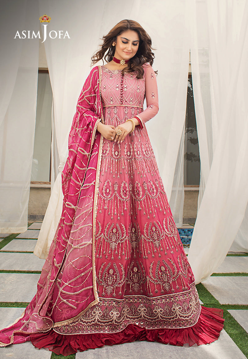 AJLE-12 EMBROIDERED NET 3 PCS