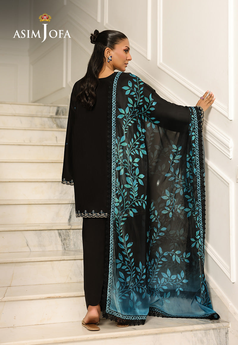 AJMCHD-01 EMBROIDERED CAMBRIC  Stitched 3 PCS