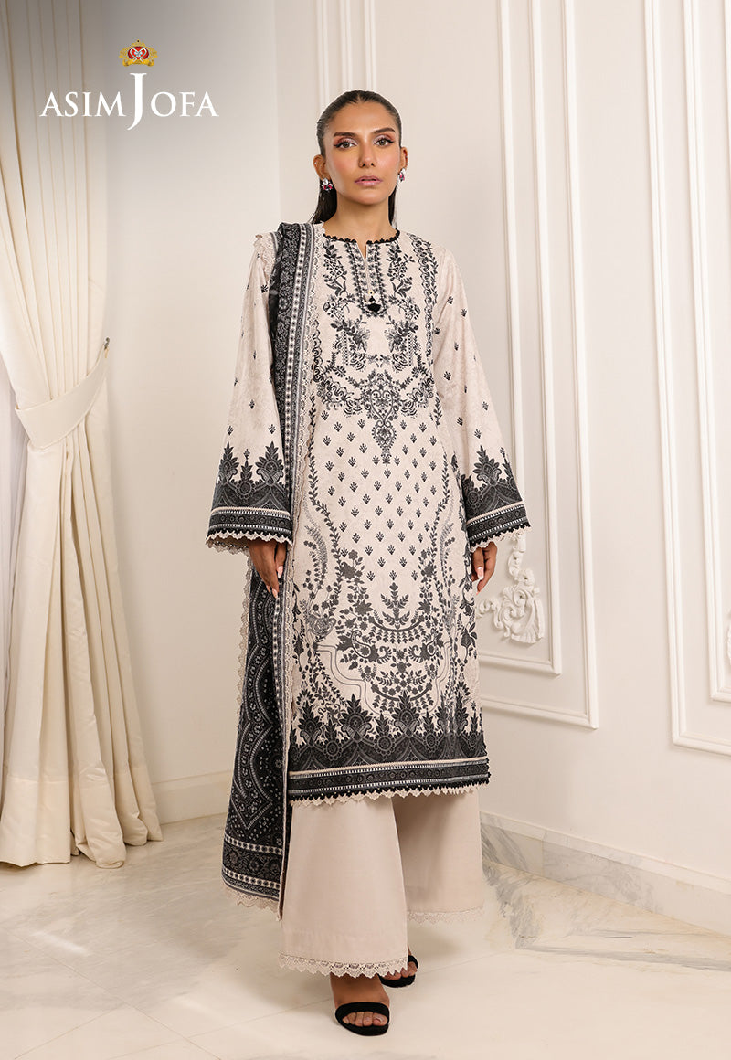 AJMCHD-19 DIGITAL PRINTED LAWN STITCHED 3 PCS