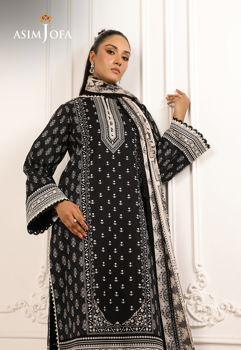 AJMCHD-20 DIGITAL PRINTED LAWN STITCHED 3 PCS