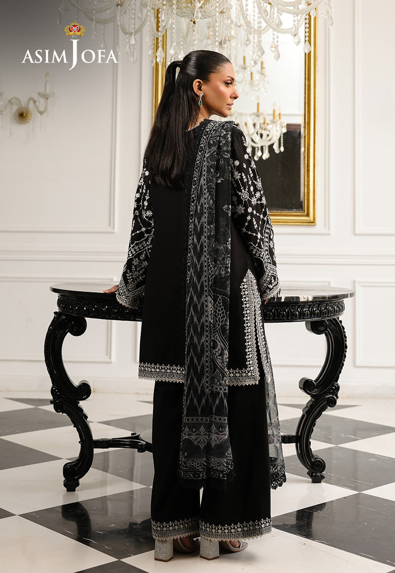 AJMCHD-04 EMBROIDERED CAMBRIC  Stitched 3 PCS