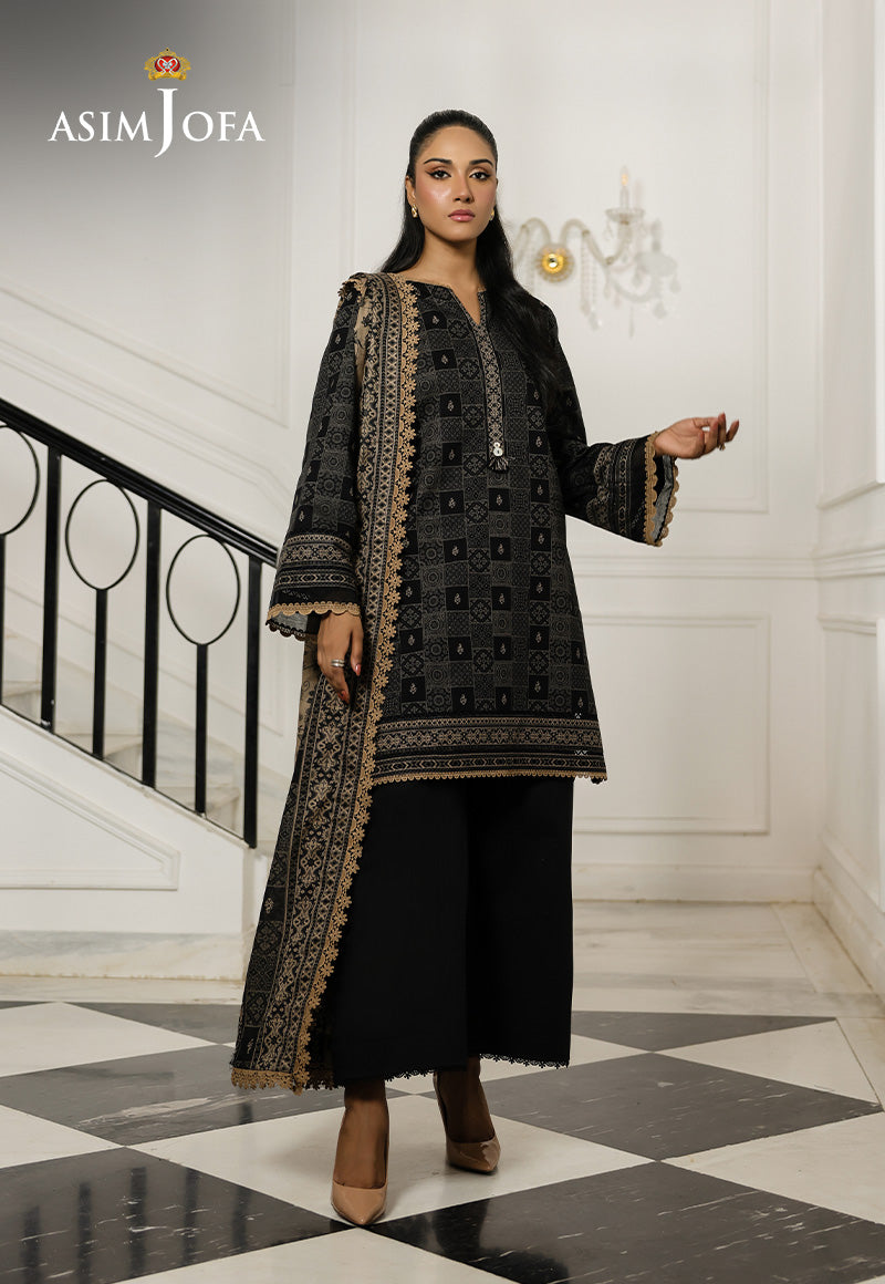 AJMCHD-07 PRINTED LAWN STITCHED 3 PCS