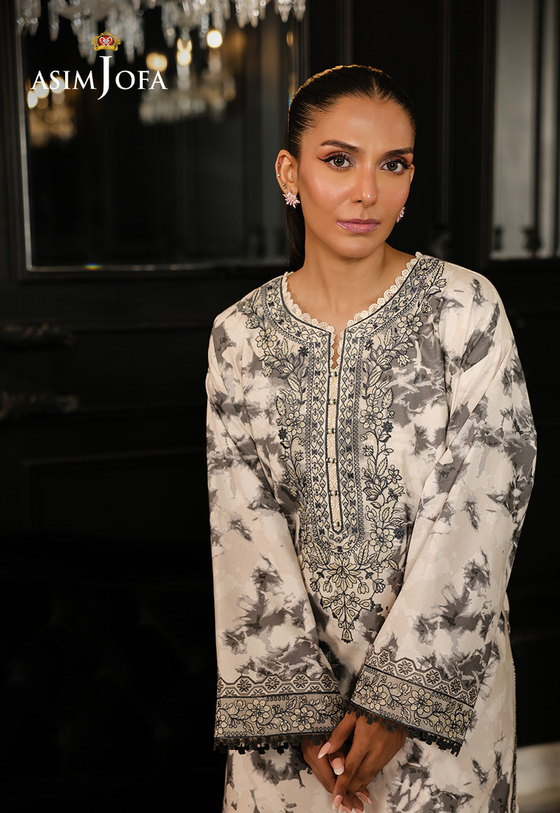 AJMCHD-11 EMBROIDERED LAWN STITCHED 2 PCS