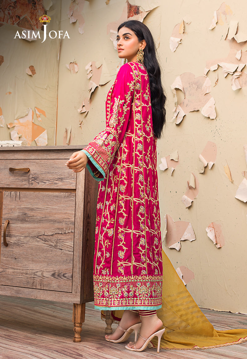 AJLE-05 EMBROIDERED COTTON NET 3 PCS