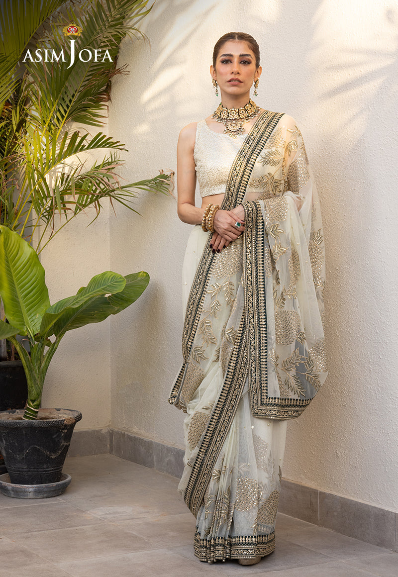 AJJHD-09 EMBROIDERED POLY NET STITCHED 3 PCS