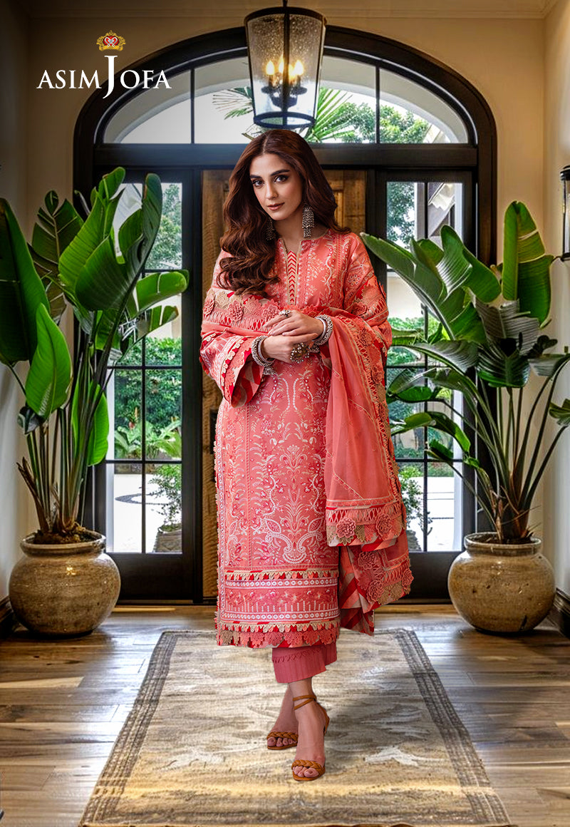 AJFILED-07 CAMBRIC STITCHED 3 PCS