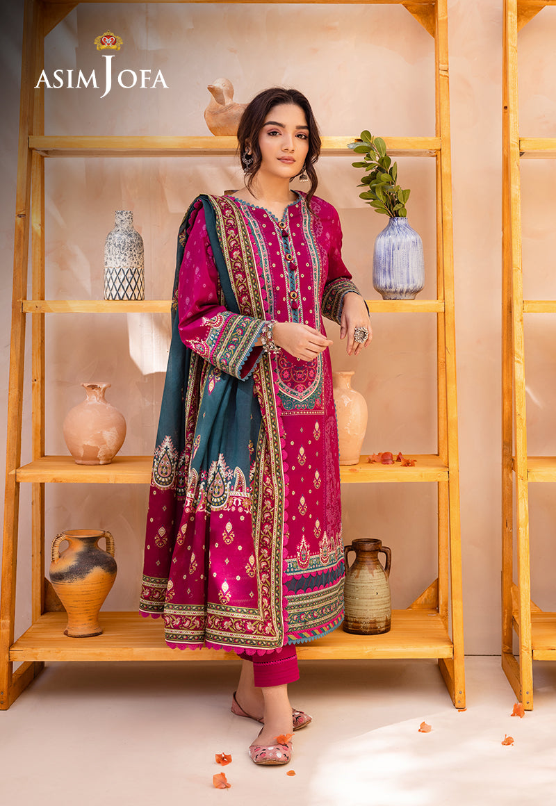 AJUBD-05 PRINTED LAWN STITCHED 2 PCS