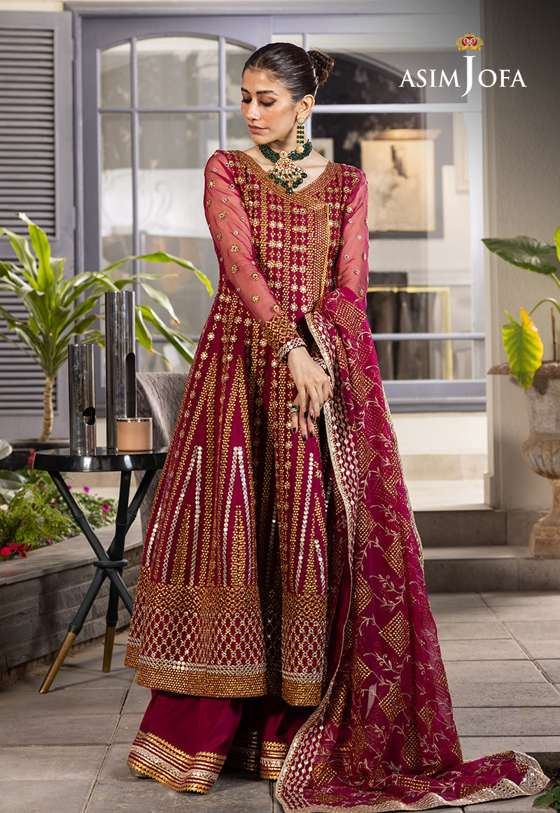 AJJH-08 EMBROIDERED ORGANZA 3 PCS – Asim Jofa