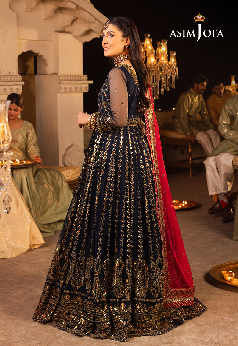 AJSH-10 EMBROIDERED NET 3 PCS