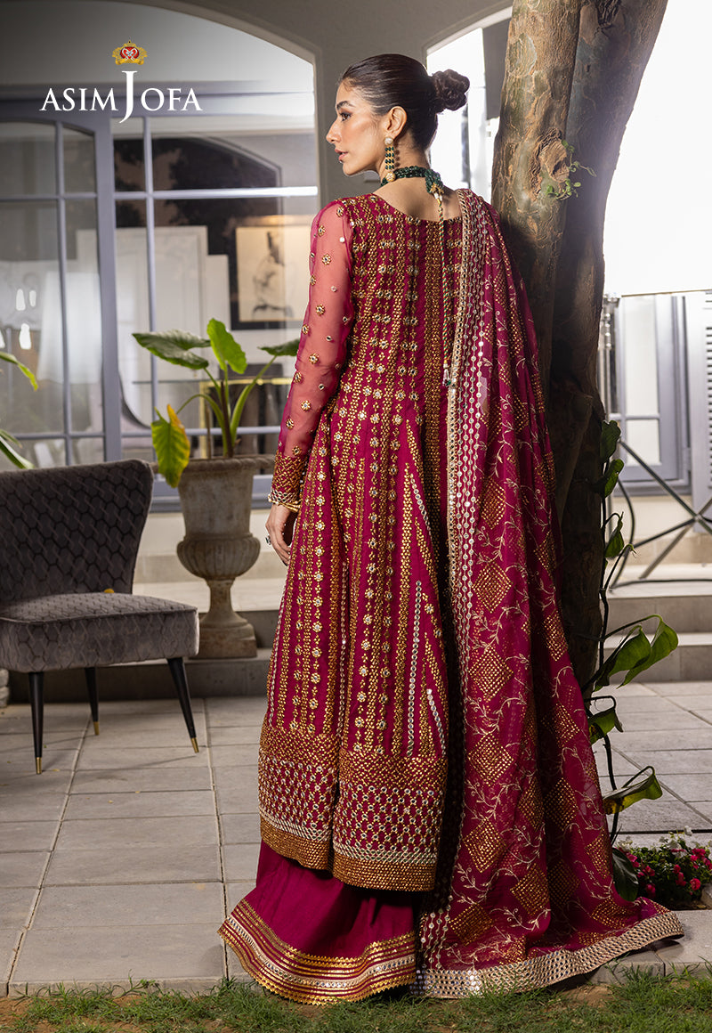 AJJH-08 EMBROIDERED ORGANZA 3 PCS