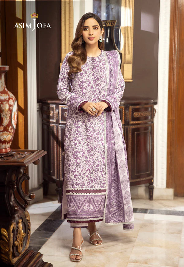 AJSO-49 PRINTED CAMBRIC SHIRT TROUSER 2 PCS