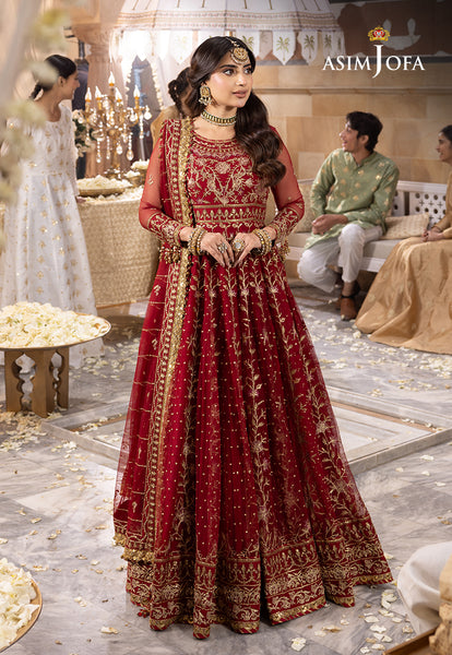 AJSH-06 EMBROIDERED NET 3 PCS – Asim Jofa