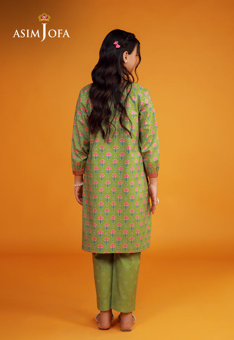 AJKP-04 STITCHED PRINTED CAMBRIC 2 PCS