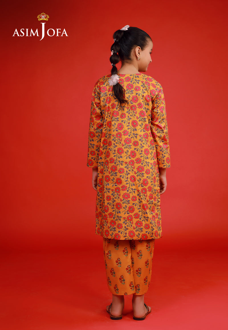 AJKP-09 STITCHED PRINTED CAMBRIC 2 PCS