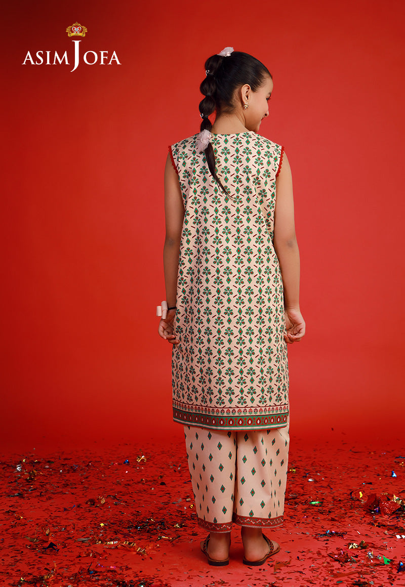 AJKP-01 STITCHED PRINTED CAMBRIC 2 PCS