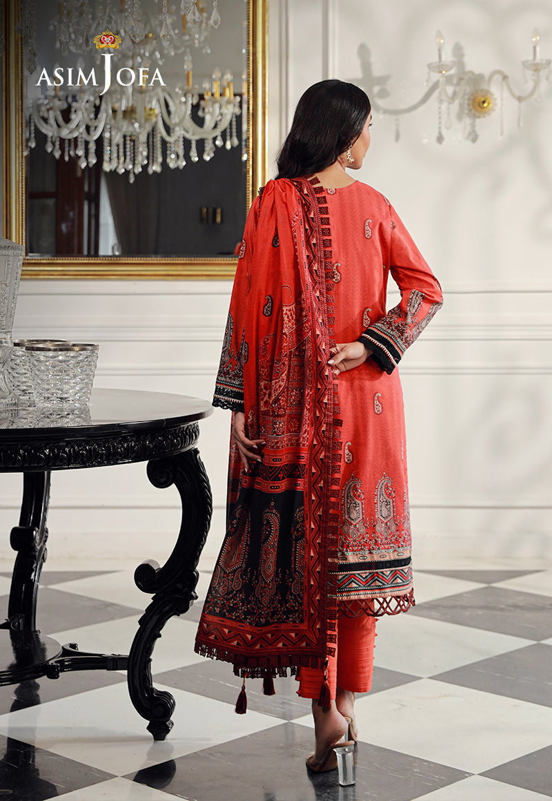 AJUND-04 PRINTED LAWN 3 PCS