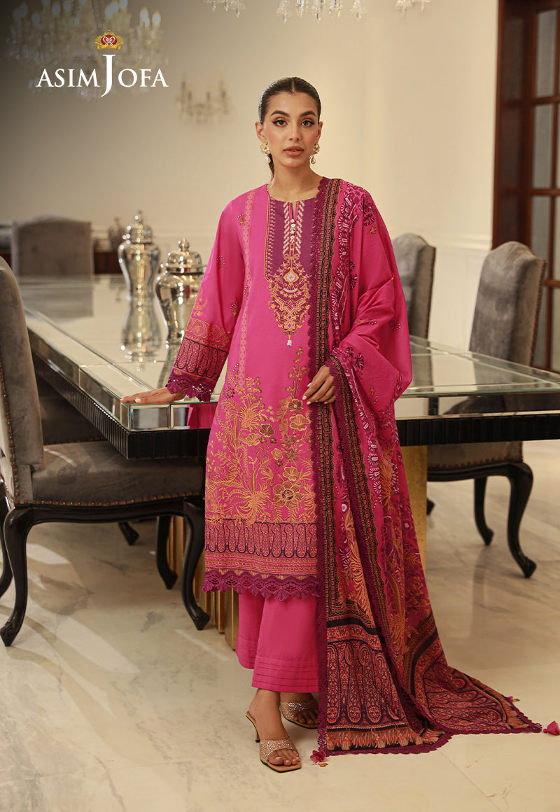 AJUND-01 PRINTED LAWN 3 PCS