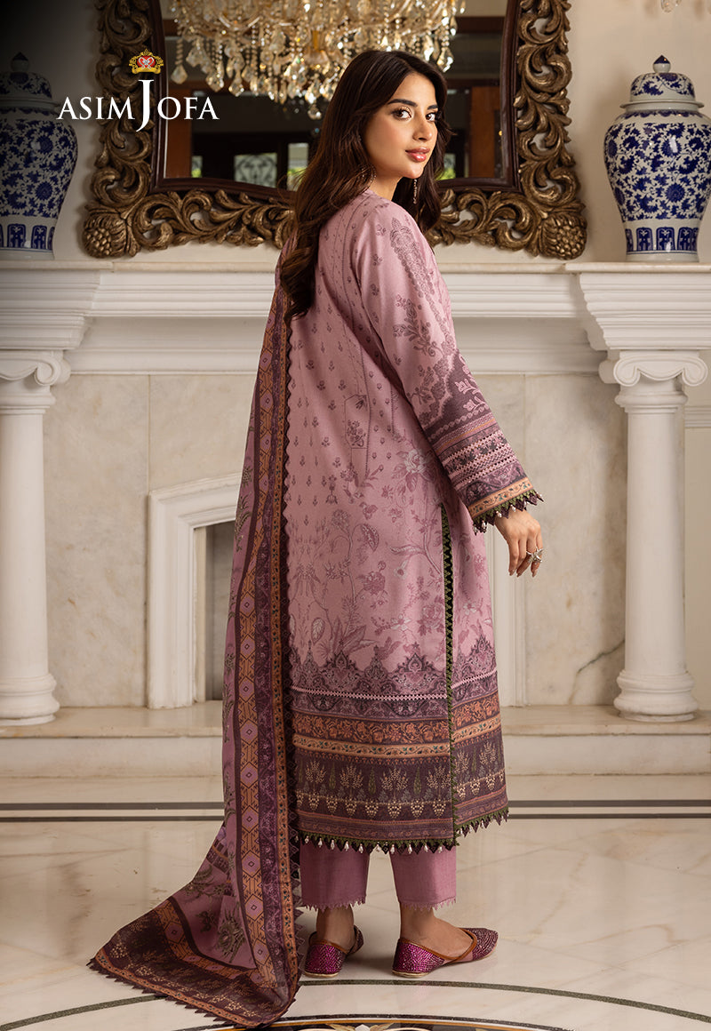 AJIW-03 EMBROIDERED KARANDI 3 PCS