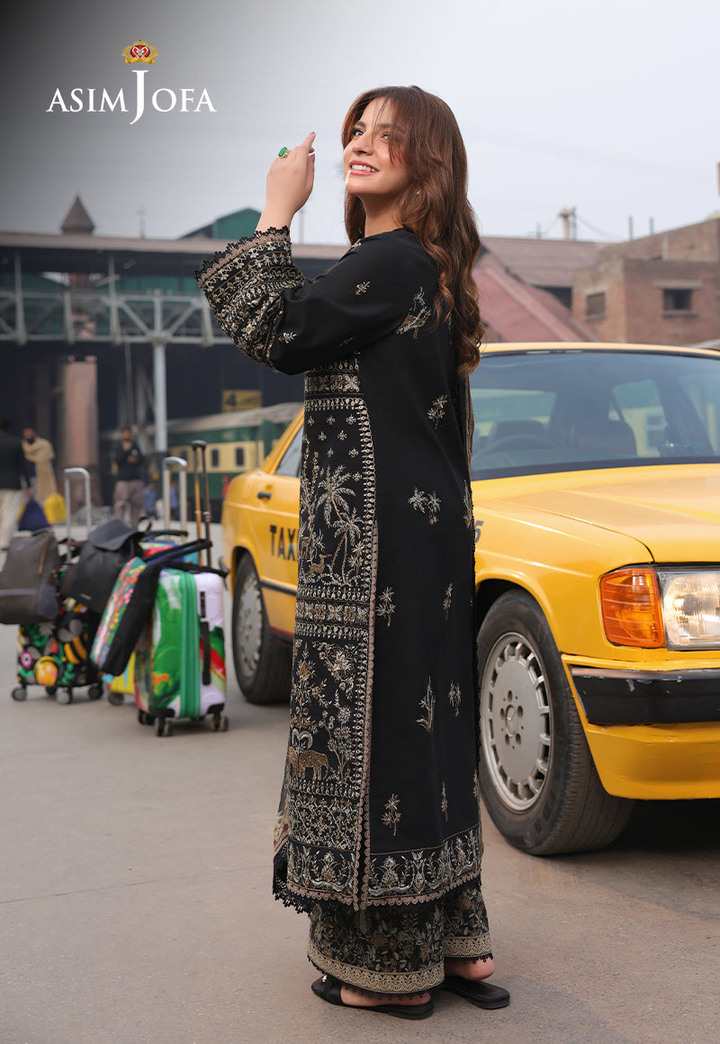 AJUBUD-01 Embroidered Jacquard Stitched 3 PCS
