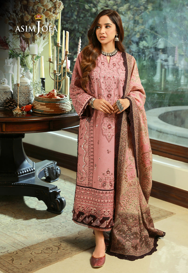 AJAW-11 EMBROIDERED KARANDI 3 PCS