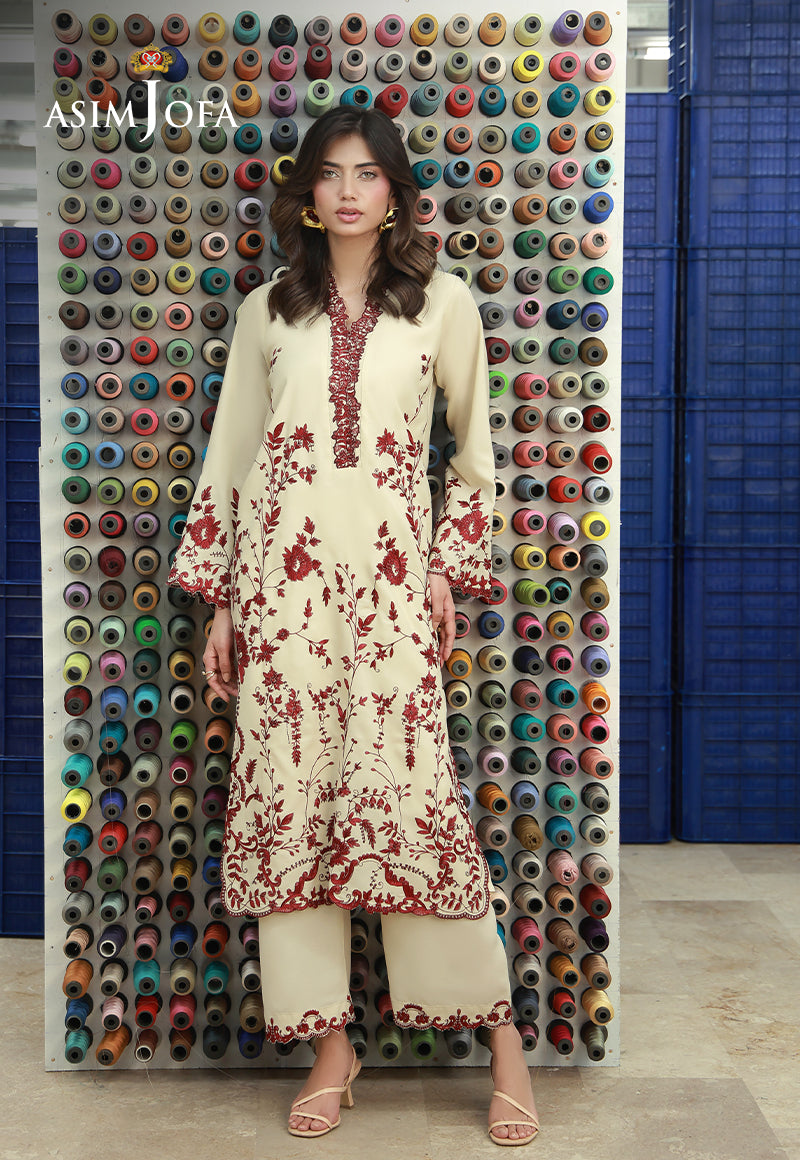 AJLPF-06 Embroidered Super Silk Stitched 2pcs