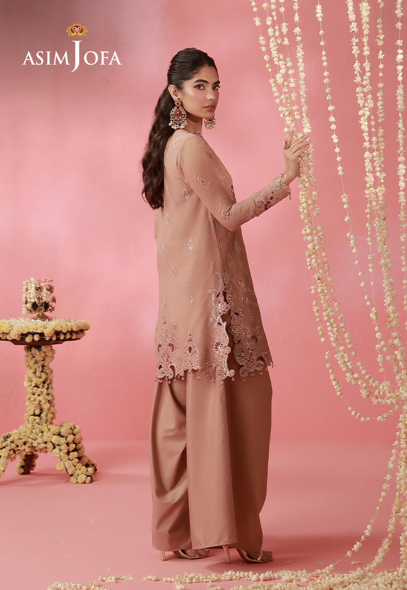 AJUFC-05 Embroidered Chiffon Unstitched 2 Pcs