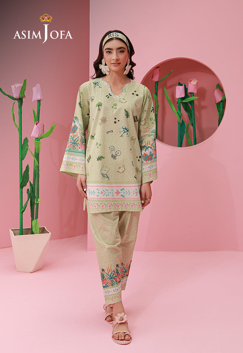 AJPB-269 Printed Lawn Stitched 2pcs