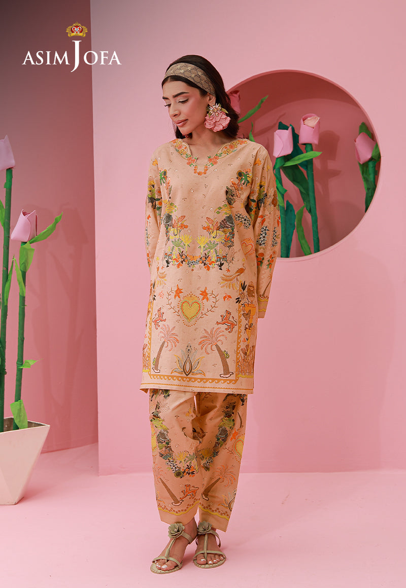 AJPB-276 Printed Lawn Stitched 2pcs