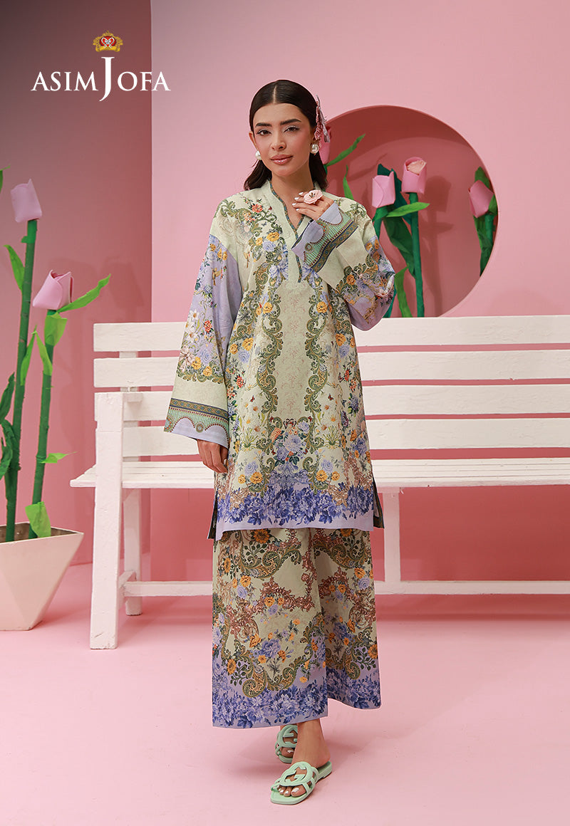AJPB-275 Printed Lawn Stitched 2pcs