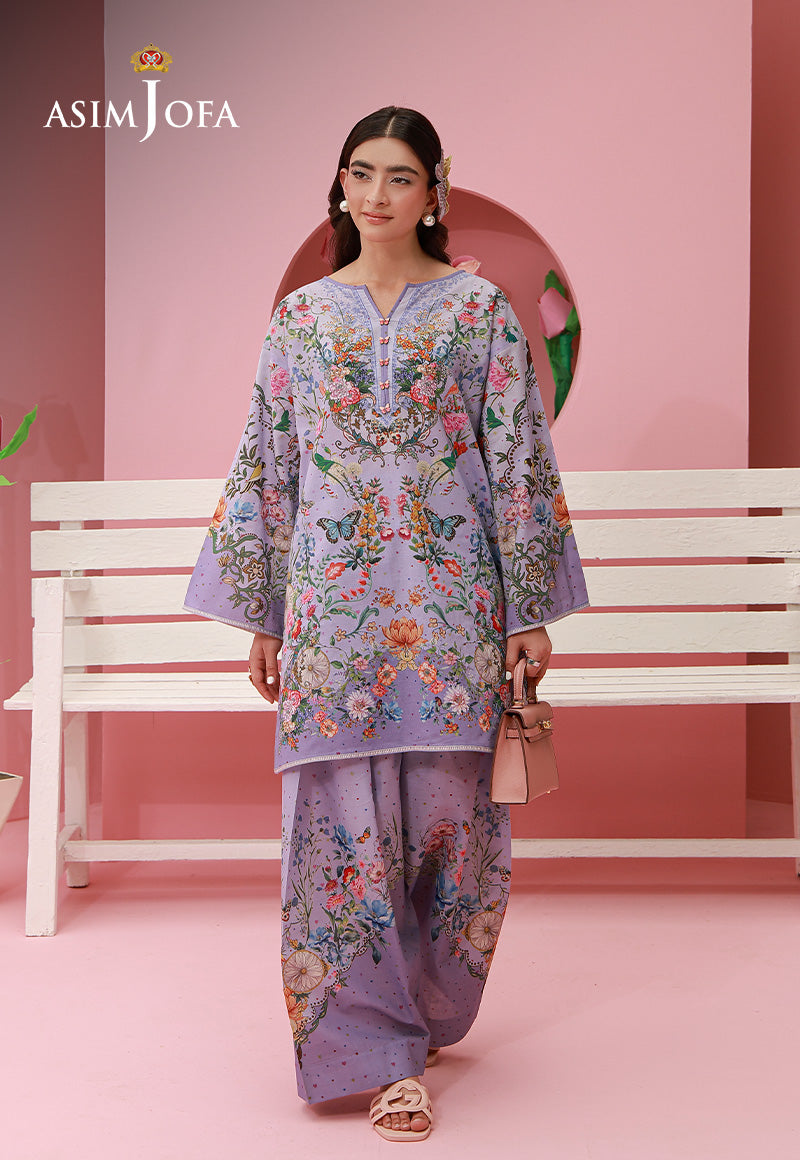 AJPB-270 Printed Lawn Stitched 2pcs