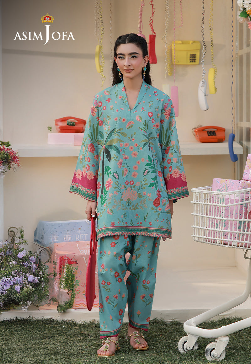 AJPB-272 Printed Lawn Stitched 2pcs
