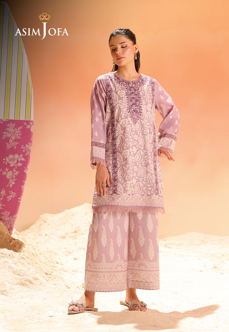 AJUBUD-10 Printed Embroidered Lawn Stitched 2 PCS