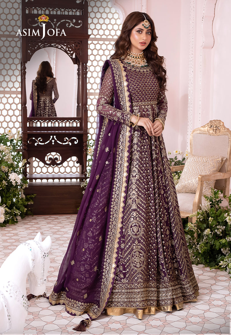 AJCC-04 EMBROIDERED CHIFFON 3 PCS