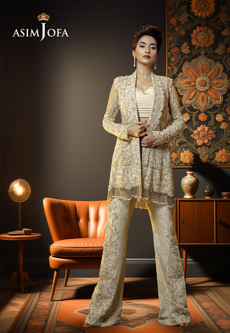 AJBRD-09 HAND EMBROIDERED COAT 2 PCS