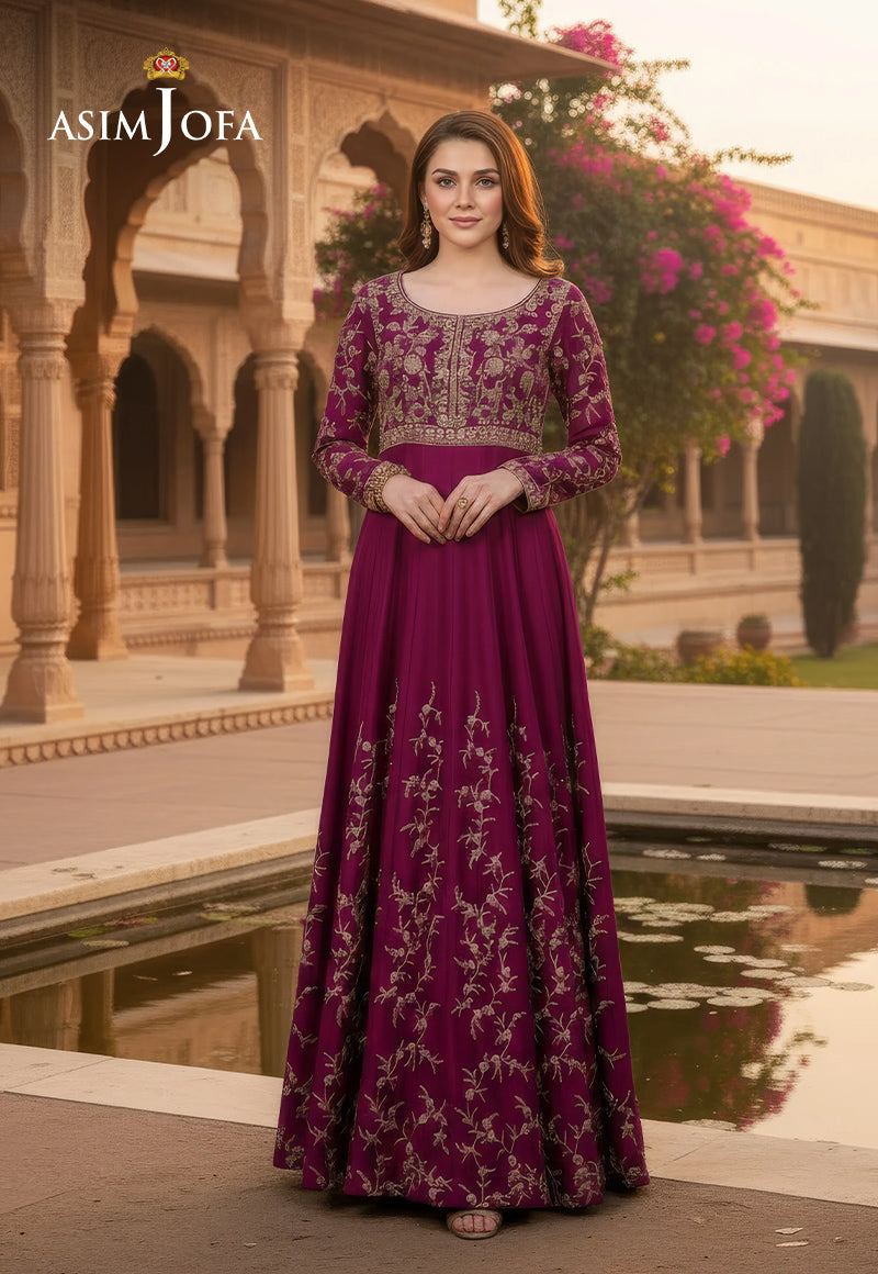 AJBRD-20 HAND EMBROIDERED PESHWAS 2 PCS
