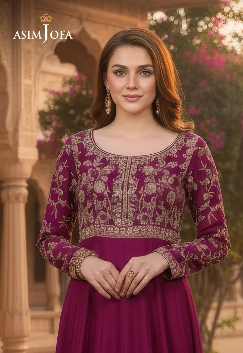 AJBRD-20 HAND EMBROIDERED PESHWAS 2 PCS