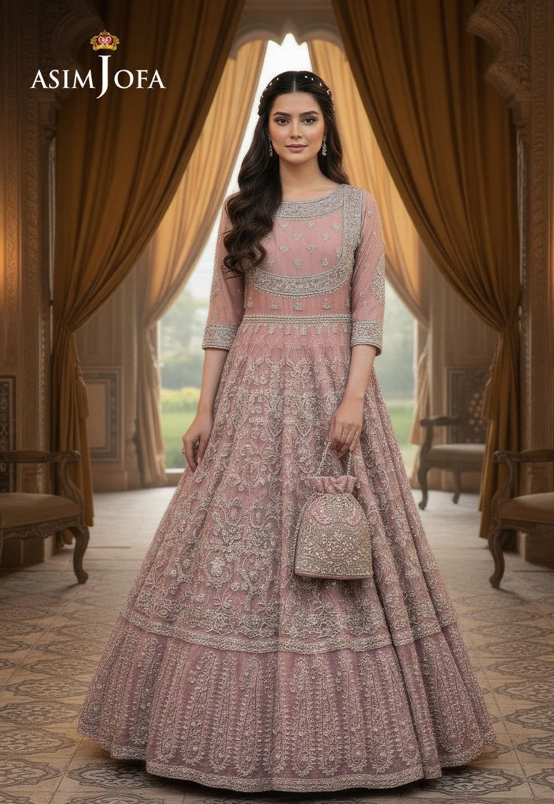 AJBRD-21 HAND EMBROIDERED PESHWAS 2 PCS