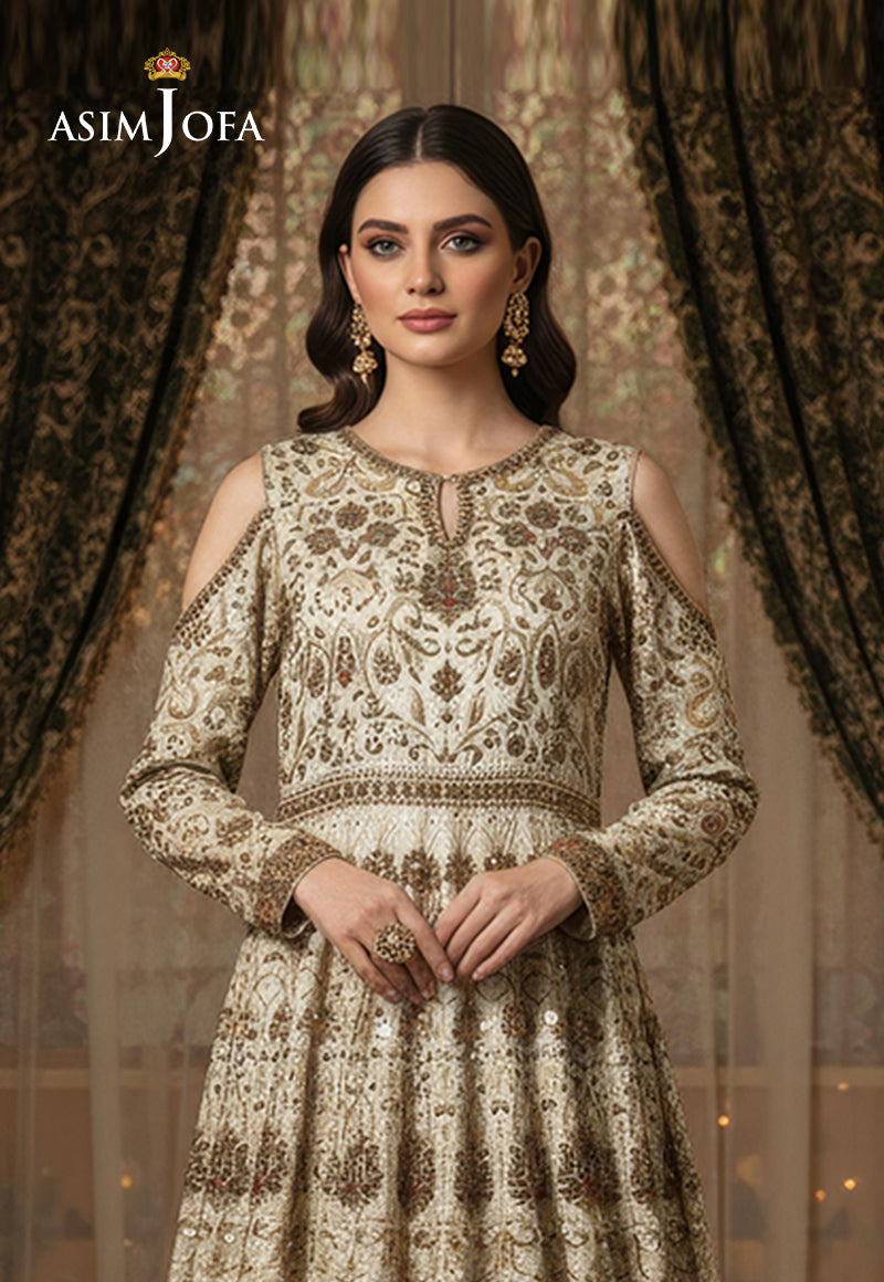 AJBRD-22 HAND EMBROIDERED PESHWAS 1 PC