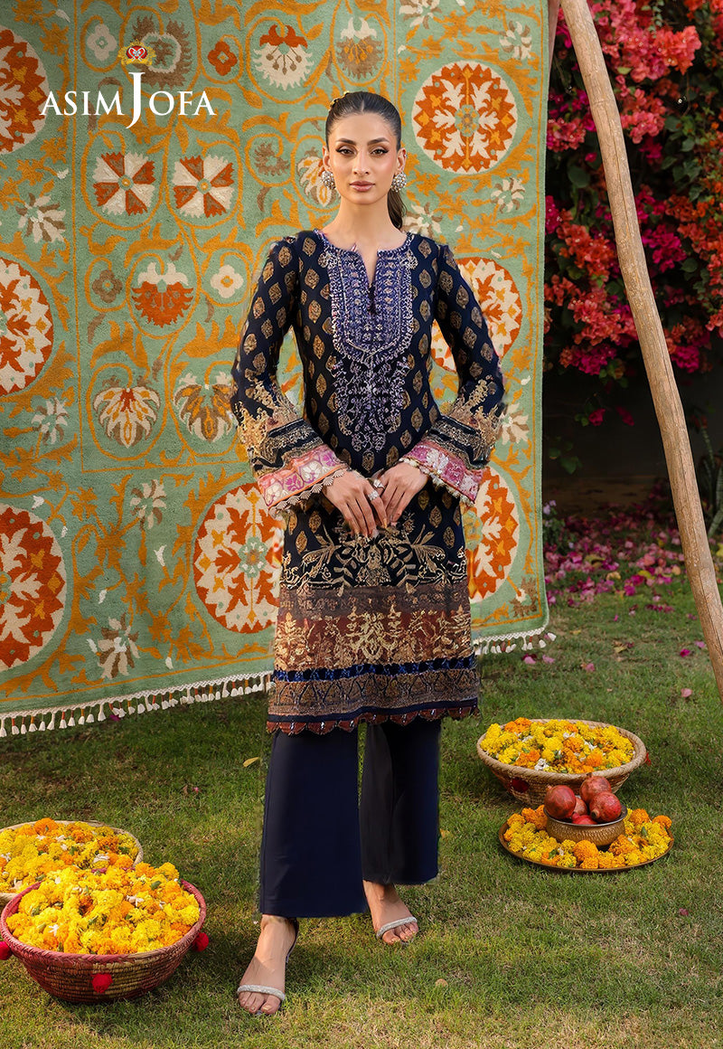 AJDSAI-06 PRINTED EMBROIDERED LAWN STITCHED 3 PCS