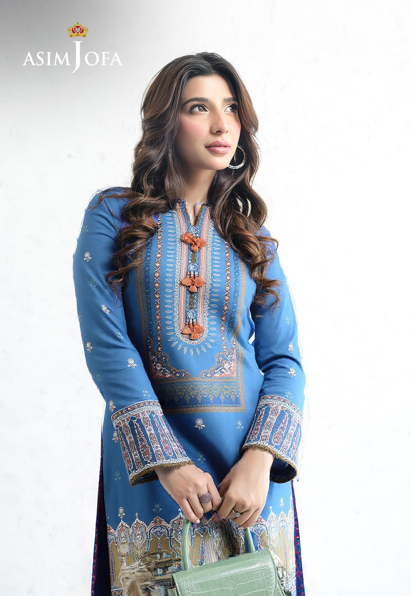 AJDSAI-10 PRINTED LAWN STITCHED 2 PCS
