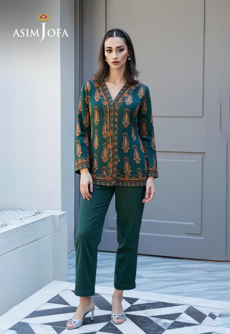 AJDSAI-101 PRINTED LAWN STITCHED 2 PCS