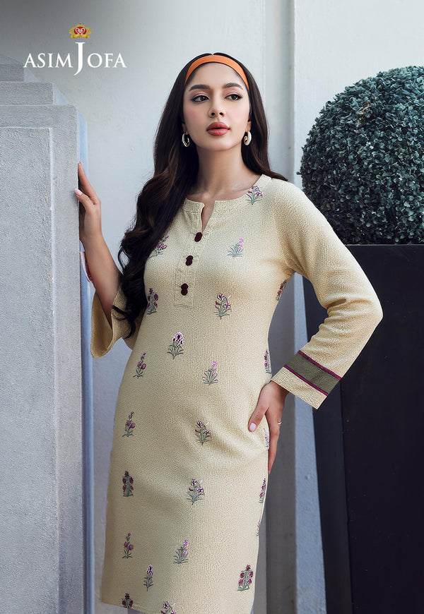 AJDSAI-114 EMBROIDERED DOBBY STITCHED 1 PC