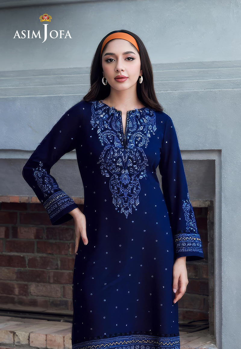 AJDSAI-119 EMBROIDERED PAPER COTTON STITCHED 3 PCS